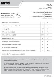 Airfel Maestro Smart Wifi 24/24 Kw 20000 Kcal Tam Yoğuşmalı Kombi - Thumbnail