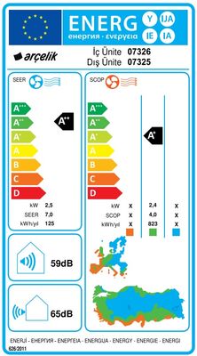 Arçelik (Montaj Dahil) 07325 Ekolojik 7000 Btu A++ İnverter Klima