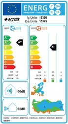Arçelik (MontajDahil) 15325 Ekolojik 14500 Btu A++ İnverter Klima - Thumbnail