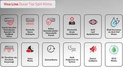Copa (Montaj Dahil) Viva Line R32 24000 Btu A++ Dc İnverter Klima - Thumbnail