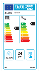 Daikin Ndj Smart Premix 24/24 Kw (20000 Kcal) Tam Yoğuşmalı Kombi - Thumbnail