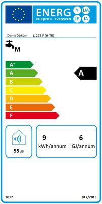 Demirdöküm (Baca Dahil) L 275 F 11 Lt. Doğalgazlı Hermetik Şofben