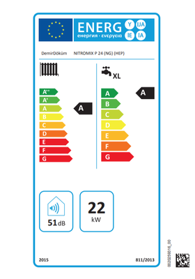 Demirdöküm Nitromix 24/24 Kw (20.000 Kcal) Tam Yoğuşmalı Kombi