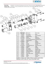 Eca Altın Görünüm Ankastre Banyo/Duş 2 Yolu Sıva Altı 102166207A1 - Thumbnail