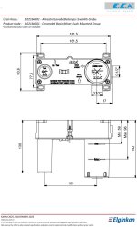 Eca Altın Görünümlü Ankastre Lavabo Batarya Sıva Altı 102166601A1 - Thumbnail