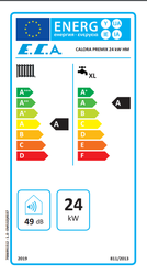 Eca Calora Premix 24/24 Kw (20.000 Kcal) Tam Yoğuşmalı Kombi - Thumbnail