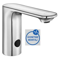 E.C.A - Eca Compact Krom Fotoselli Lavabo Musluğu Pilli 108108038