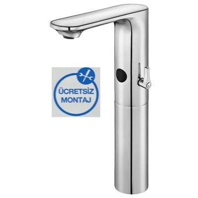 Eca Compact Krom Fotoselli Yüksek Tip Lavabo Bat. Pilli 108108036