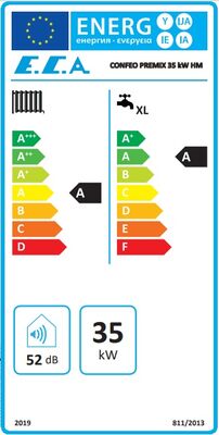 Eca Confeo Premix 35/35 Kw (30.000 Kcal) Tam Yoğuşmalı Kombi