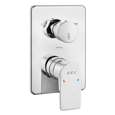 Eca Dalia Krom Ankastre Banyo/Duş 3 Yollu Sıva Üstü 102167342-K