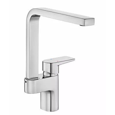 Eca Dalia Krom Kireç Kırıcılı L Borulu Tasarruflu Eviye Bataryası