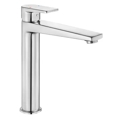 Eca Dalia Krom Kireç Kırıcılı Yüksek Tip Sabit Lavabo Bataryası