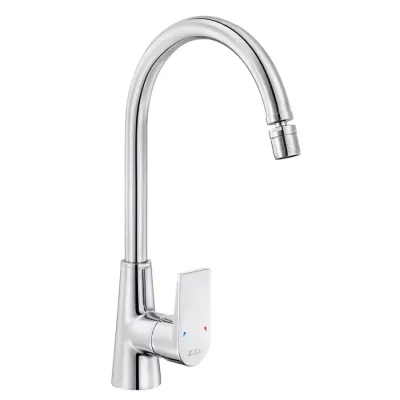 Eca Dalia Krom Mafsallı Kireç Kırıcılı Tasarruflu Eviye Bataryası