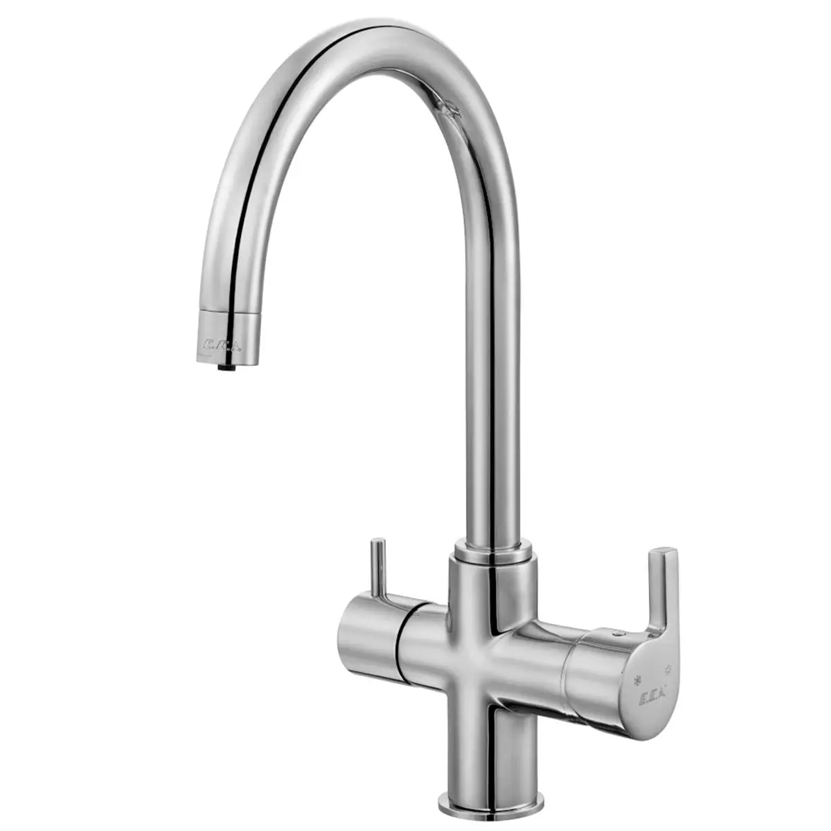 Eca İcon (Krom) Arıtmalı Hygiene Plus Tasarruflu Eviye Bataryası - 1