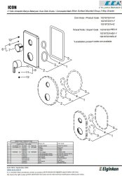 Eca İcon Krom Ankastre Banyo/Duş 3 Yollu Sıva Üstü 102167331H-K - Thumbnail