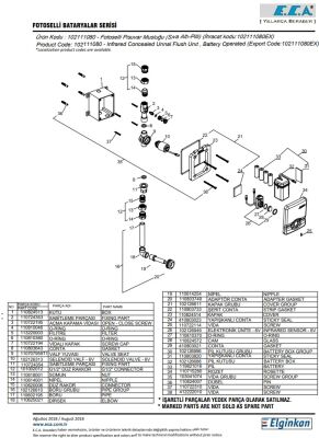 Eca Krom Fotoselli Ankastre Pisuvar Mus Pilli Sıva Altı 102111080