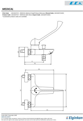 Eca Krom Medical Bedensel Engelli Banyo Bataryası 102102471H