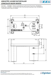 Eca Krom Renk Ankastre Lavabo Bataryası Sıva Altı Grubu 102166601 - Thumbnail
