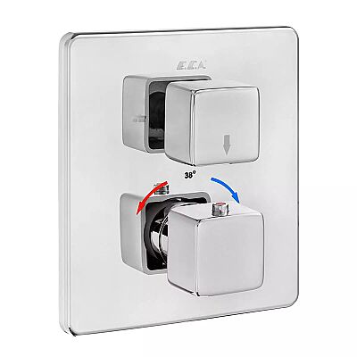 Eca Krom Termostatik Ank Banyo/Duş Bat 2 Yollu S.Ü. 102167216-KDE - 1