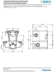 Eca Krom Termostatik Ankastre Banyo/Duş Batarya 2 Yollu Sıva Altı - Thumbnail