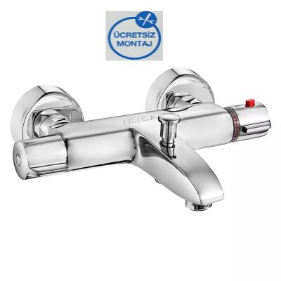 Eca Krom Termostatik Banyo Bataryası 102102340 Duş Seti Hariçtir