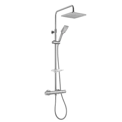 Eca Krom Termostatik Teleskobik Kolonlu Duş Bataryası 102102490