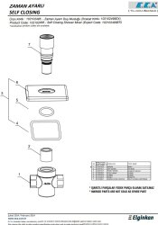 Eca Krom Zaman Ayarlı Ankastre Duş Musluğu 102102495 Tek Su Giriş - Thumbnail