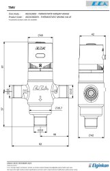 Eca Kumlu Krom Renkli Termostatik Karışım Vanası G 1/2
