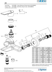 Eca Lia Krom Kireç Kırıcılı 102102888 Ürün Kodlu Banyo Bataryası - Thumbnail