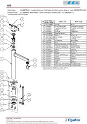 Eca Life Altın Görünüm Kollu Yüksek Tip Lavabo Batarya 102188785A - Thumbnail