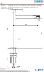 Eca Life Altın Görünüm Kollu Yüksek Tip Lavabo Batarya 102188785A - Thumbnail
