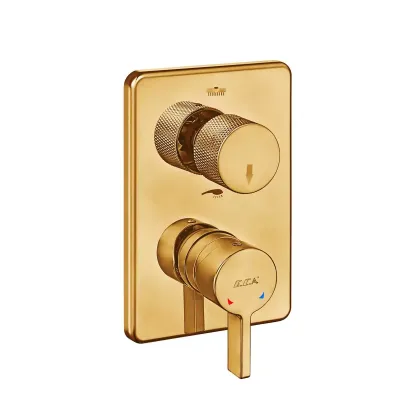 Eca Life Altın Görünümlü Banyo 2 Yollu Sıva Üstü 102167222A1-KDE