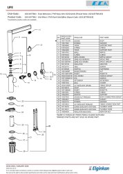 Eca Life Altın Görünümlü L Boru Su Tasarruflu Eviye Bataryası - Thumbnail