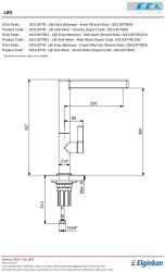 Eca Life Altın Görünümlü L Boru Su Tasarruflu Eviye Bataryası - Thumbnail