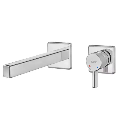 Eca Life Krom Ankastre Lav. Bat Sıva Üstü Çift Rozet 102167622-KK