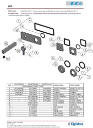 Eca Life Krom Ankastre Lavabo Bat Sıva Üstü Tek Rozet 102167622-K - Thumbnail