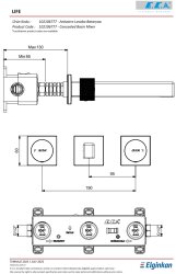 Eca Life Krom Ankastre Lavabo Bat. Sıva Üstü Üç Rozet 102106777 - Thumbnail