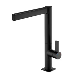 E.C.A - Eca Life Mat Siyah L Boru Kireç Kırıcı Tasarruflu Eviye Bataryası