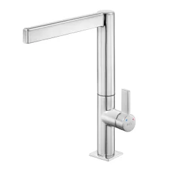 E.C.A - Eca Life Krom Renk L Boru Kireç Kırıcı Tasarruflu Eviye Bataryası