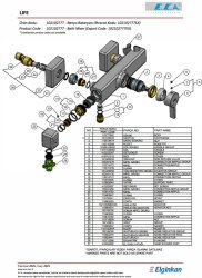Eca Life Krom Renkli 102102777 Ürün Kodlu Banyo Bataryası - Thumbnail