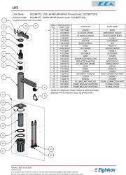 Eca Life Krom Renkli Kollu Sabit Lavabo Bataryası 102188777 - Thumbnail