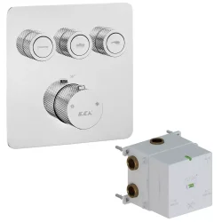 Eca Life Krom Termostatik Ank. Duş Batarya 3 Yol On/Off 102101403 - Thumbnail