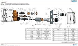 Eca Life Krom Termostatik Ank. Duş Batarya On/Off Buton 102101401 - Thumbnail