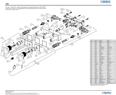 Eca Life Mat Antrasit Ank. Lav Bat Sıva Üstü Üç Rozet 102106777C5