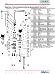 Eca Life Mat Antrasit Ank Lav Bat Tezgah Üst Üç Rozet 102105777C5 - Thumbnail
