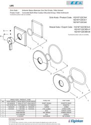 Eca Life Mat Antrasit Ankastre Duş Batarya Sıva Üst 102167122C5-K - Thumbnail