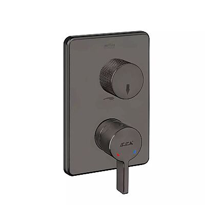 Eca Life Mat Antrasit Banyo/Duş 2 Yollu Sıva Üstü 102167222C5-KDE - 1