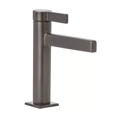 Eca Life Mat Antrasit Kollu Sabit Lavabo Bataryası 102188777C5