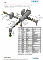 Eca Life Mat Siyah 102102777C1 Ürün Kodlu Banyo Bataryası - Thumbnail