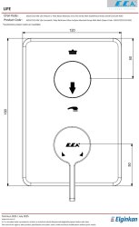 Eca Life Mat Siyah A. Banyo/Duş 2 Yollu Sıva Üstü 102167222C1-KDE - Thumbnail